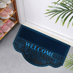 FLORAL WELCOME WITH CARPET DOOR MATS