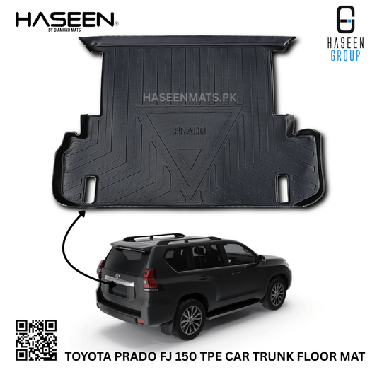 Haseen Toyota Prado FJ150 TPE trunk mat, diggi tray