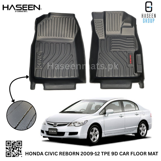 HONDA CIVIC REBORN 2009-2012 9D TPE PLASTIC FLOOR MATS