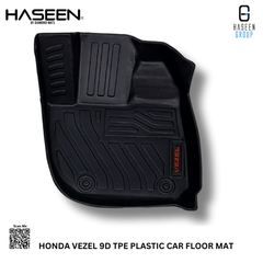 Haseen Honda Vezel 9D TPE mat anti-skid nibs underside