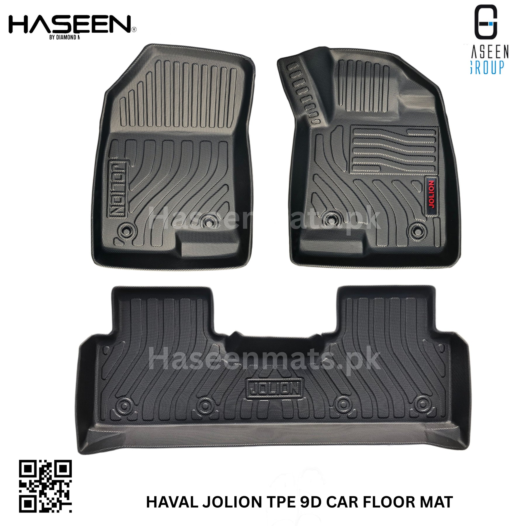 Haseen Haval Jolion 9D TPE mats, waterproof