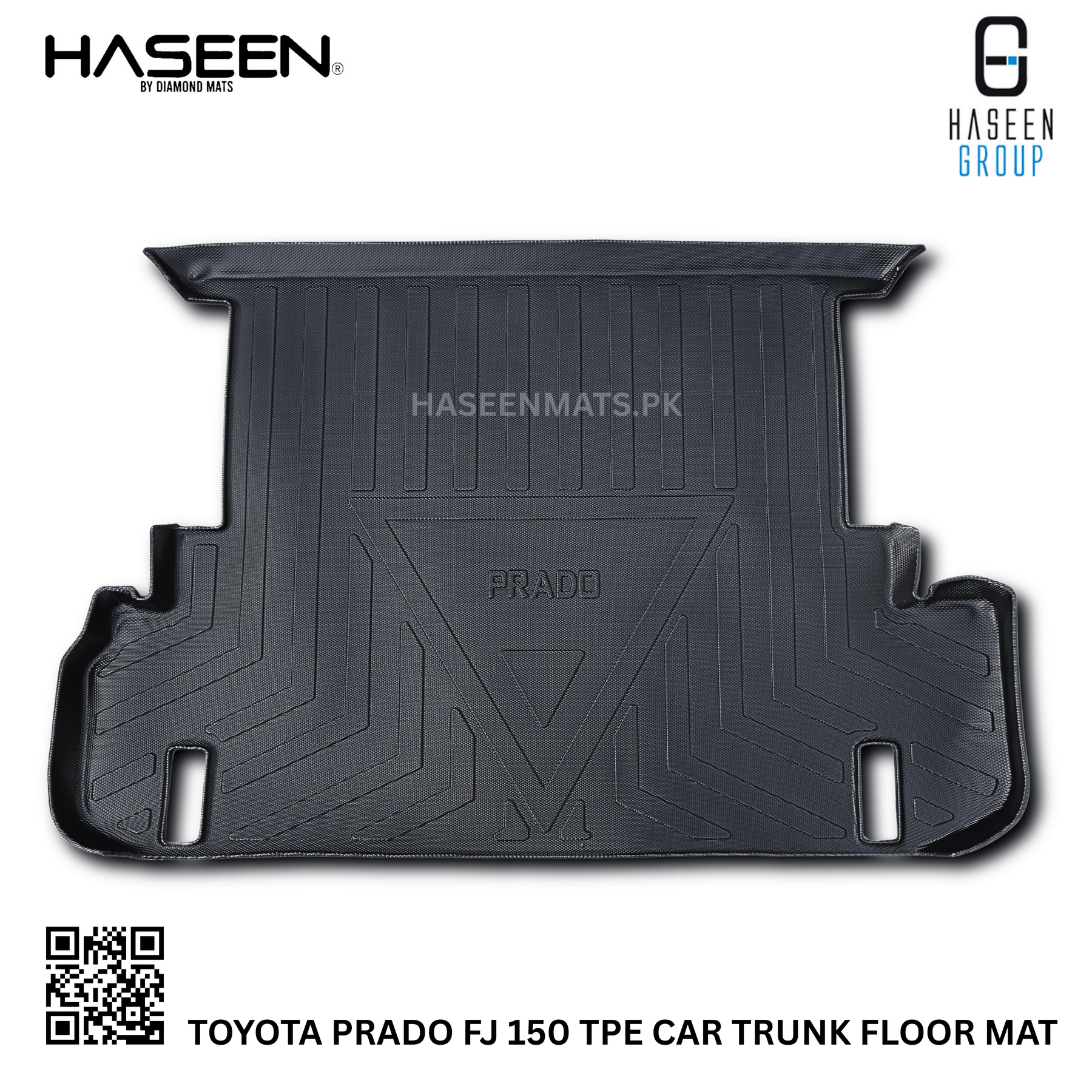 Haseen Toyota Prado FJ150 diggi mat, anti-slip surface