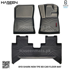 Haseen BYD Shark TPE floor liner, anti-skid nibs