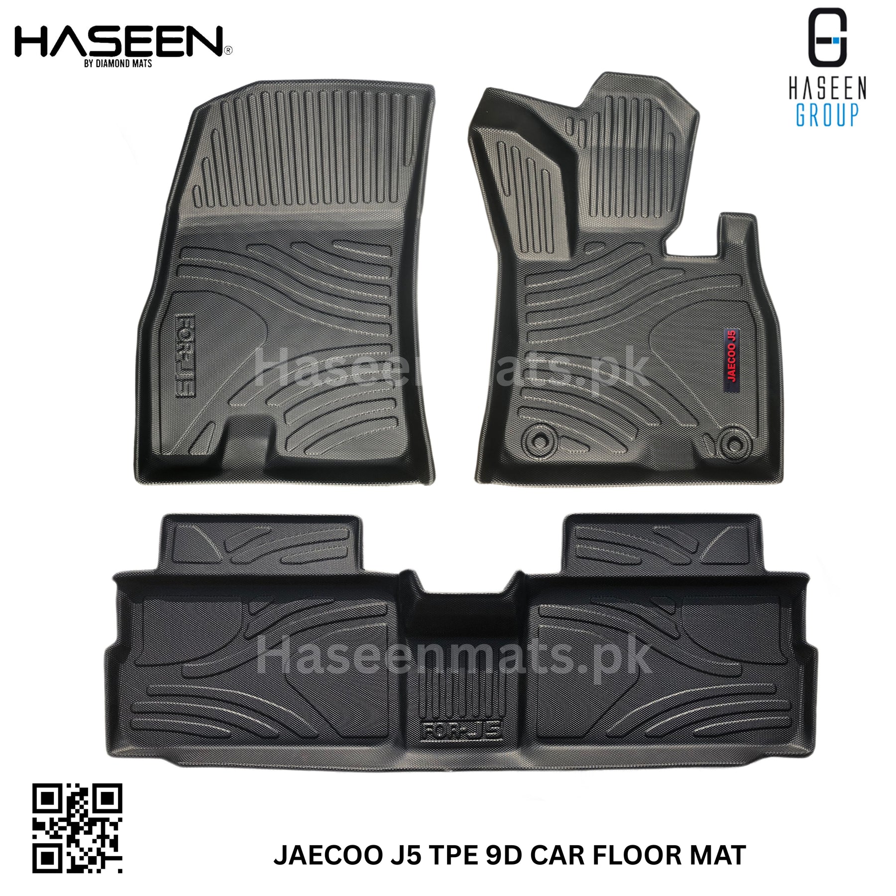 Haseen Jaecoo J5 TPE floor liner, anti-skid nibs