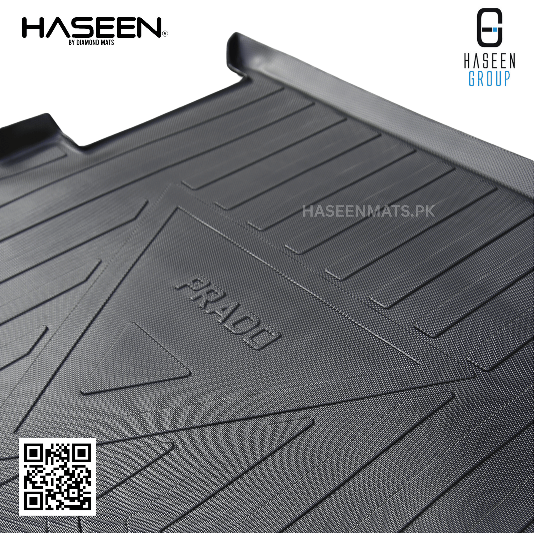 Haseen Toyota Prado FJ150 trunk mat, waterproof and washable