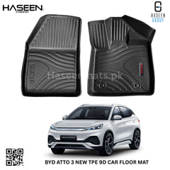 BYD ATTO 3 9D TPE PLASTIC FLOOR MATS
