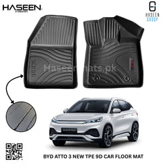 BYD ATTO 3 9D TPE PLASTIC FLOOR MATS
