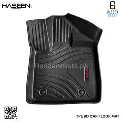 Haseen BYD Atto 3 high-wall TPE mats, waterproof