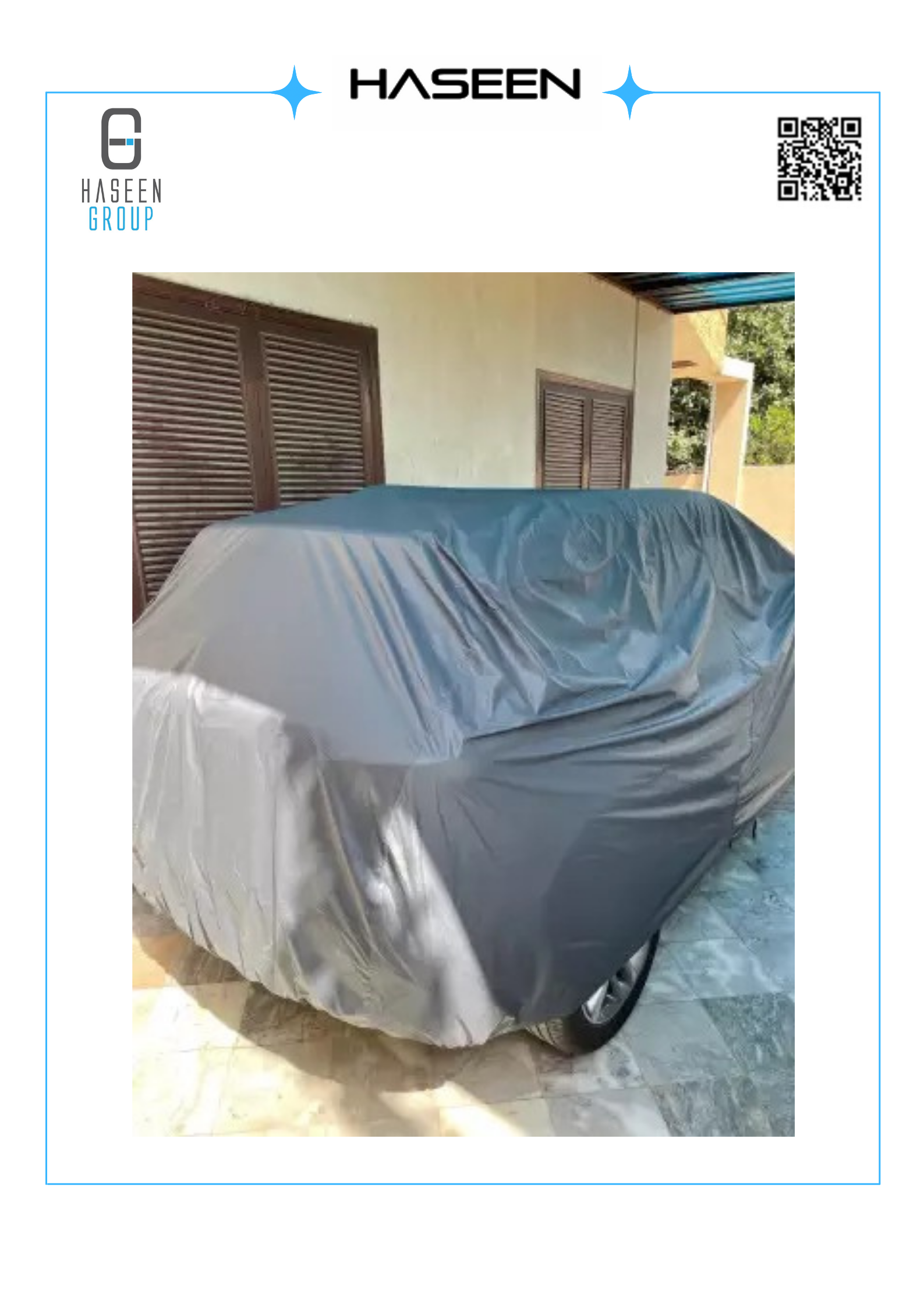 Haseen Spark Hyundai Santro car cover anti-wind belt buckle