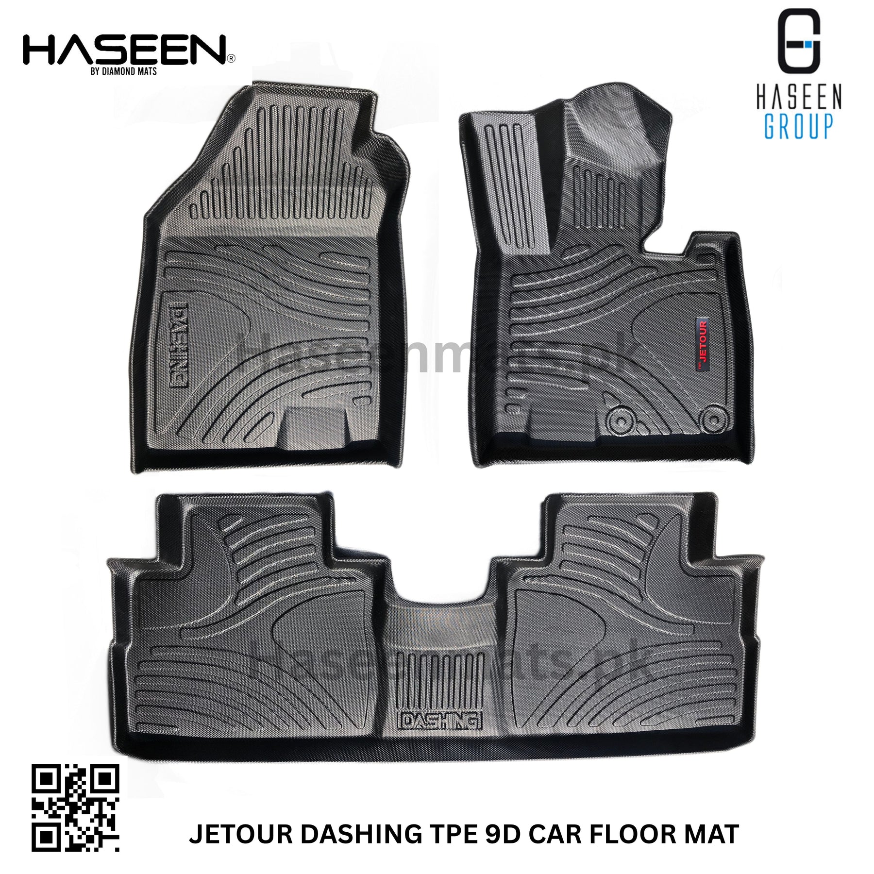 Haseen Jetour Dashing TPE floor liner, anti-skid nibs