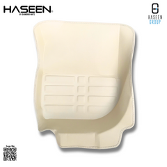 Honda City 5D With Plastic Pad Custom Floor Mat-2021-2025- 3 Pcs Beige