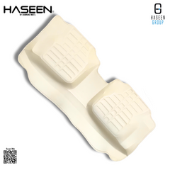 Honda City 5D With Plastic Pad Custom Floor Mat-2021-2025- 3 Pcs Beige