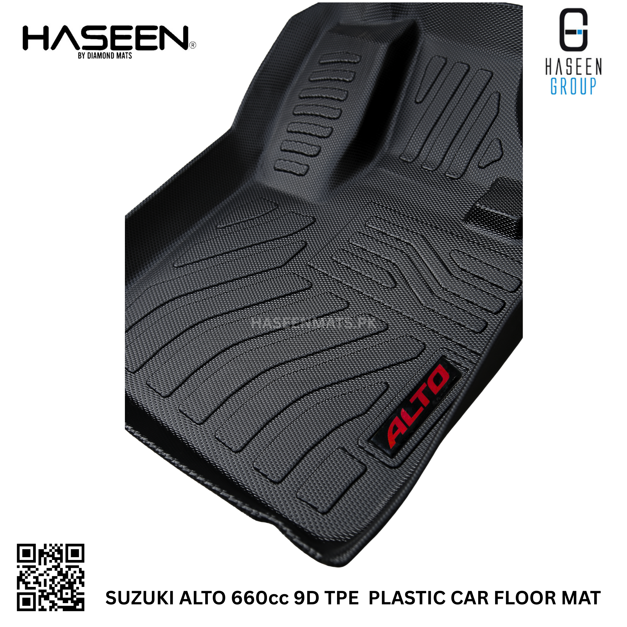 Haseen Suzuki Alto 9D TPE floor liner (4)