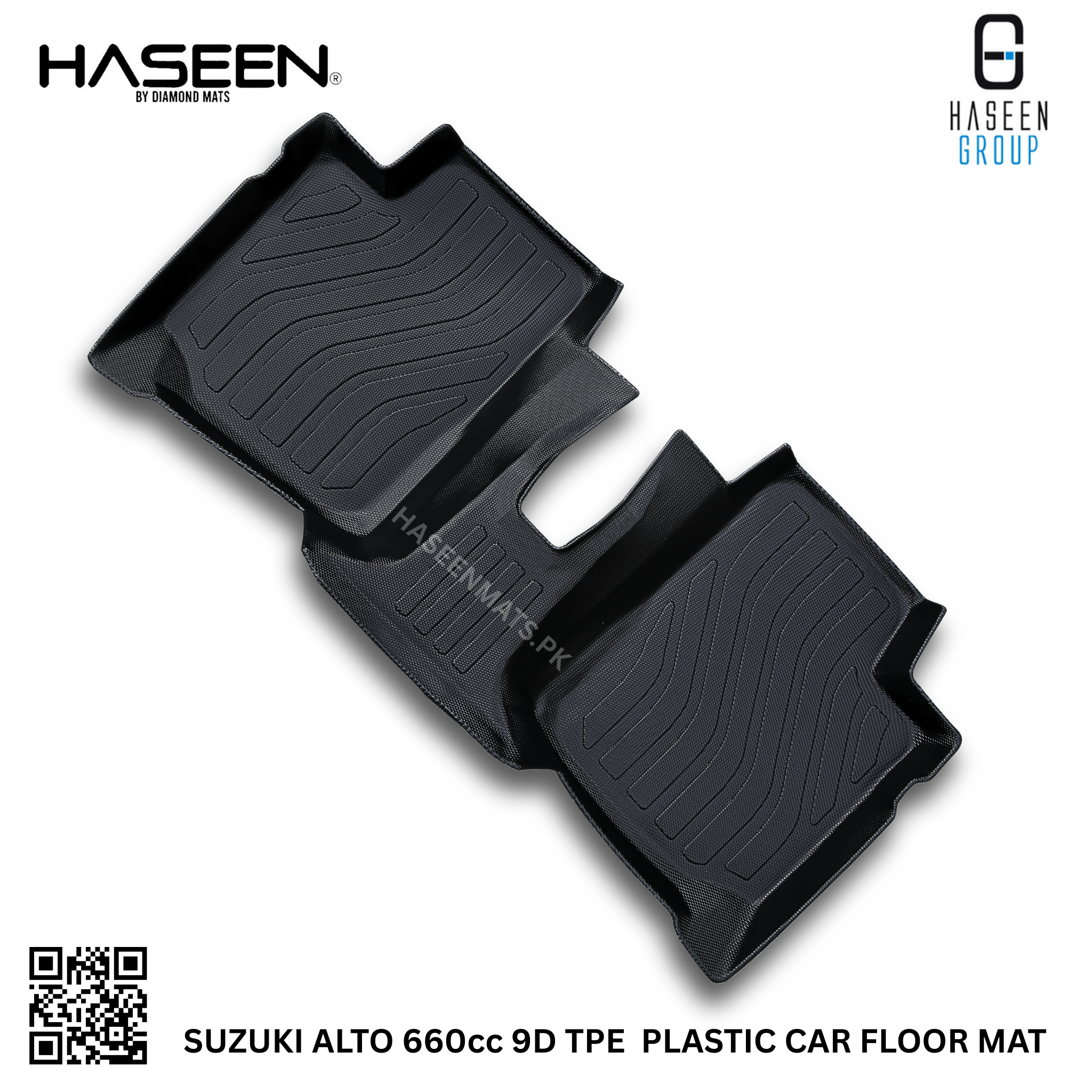 Haseen Suzuki Alto 9D TPE floor liner (6)