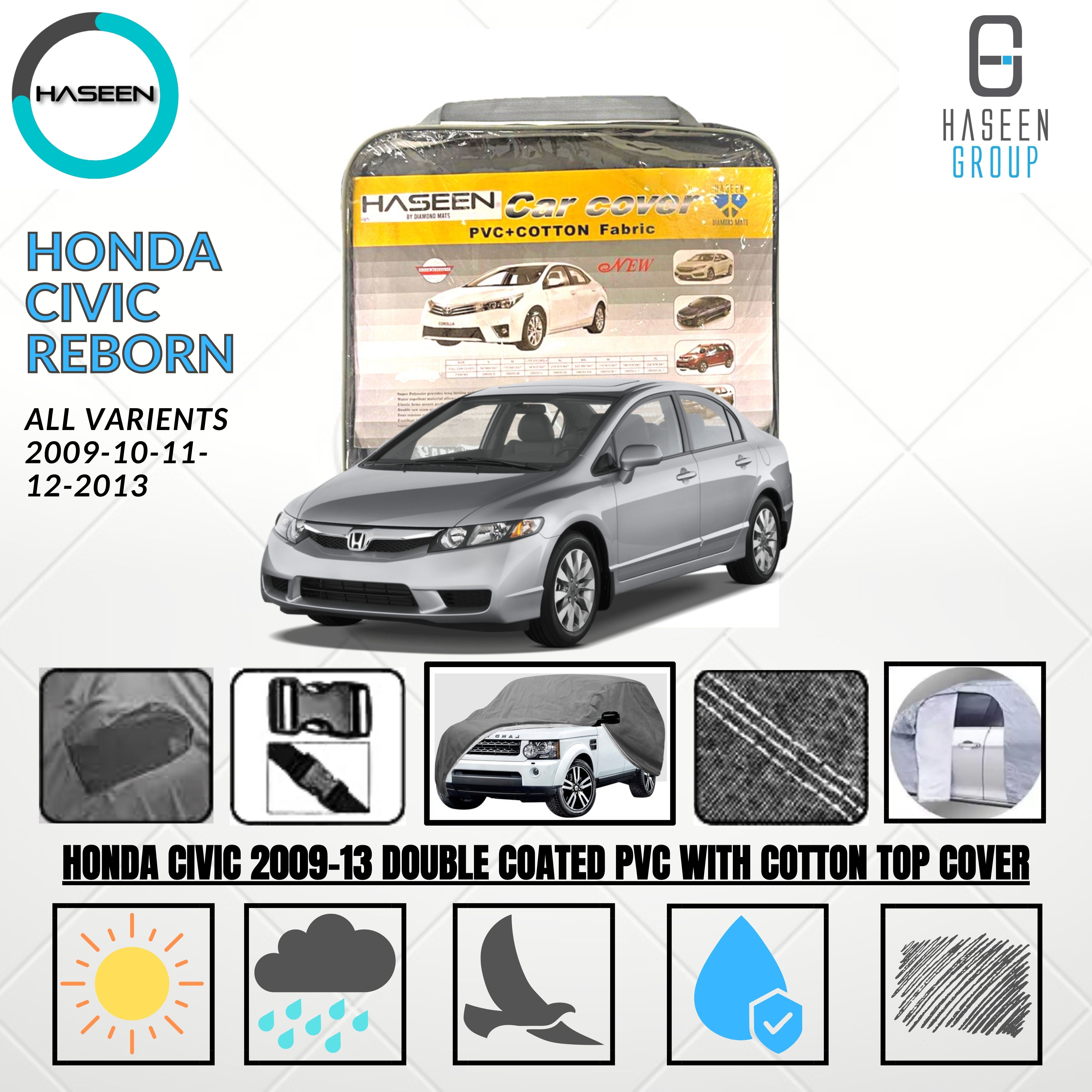 Haseen Spark Honda Civic Reborn 2009-2012 car top cover
