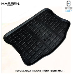 TOYOTA AQUA 2011-2024 TPE PLASTIC TRUNK CAR FLOOR MAT