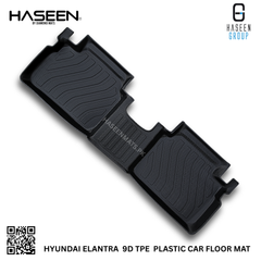 Haseen Hyundai Elantra 9D TPE mat custom fit, GL GLS