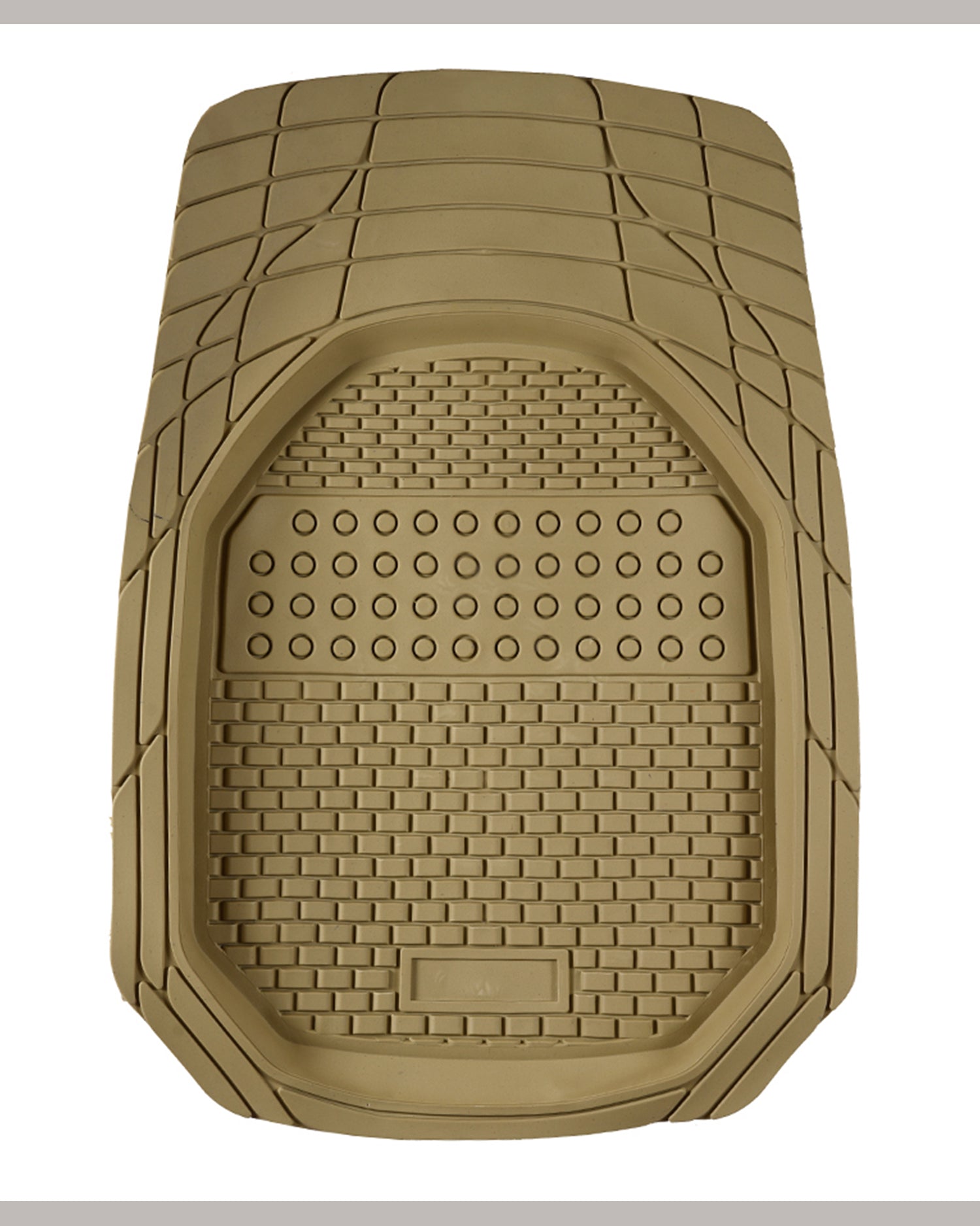 Haseen Universal 901 PVC Diamond beige mat – premium texture, anti-mud, anti-slip