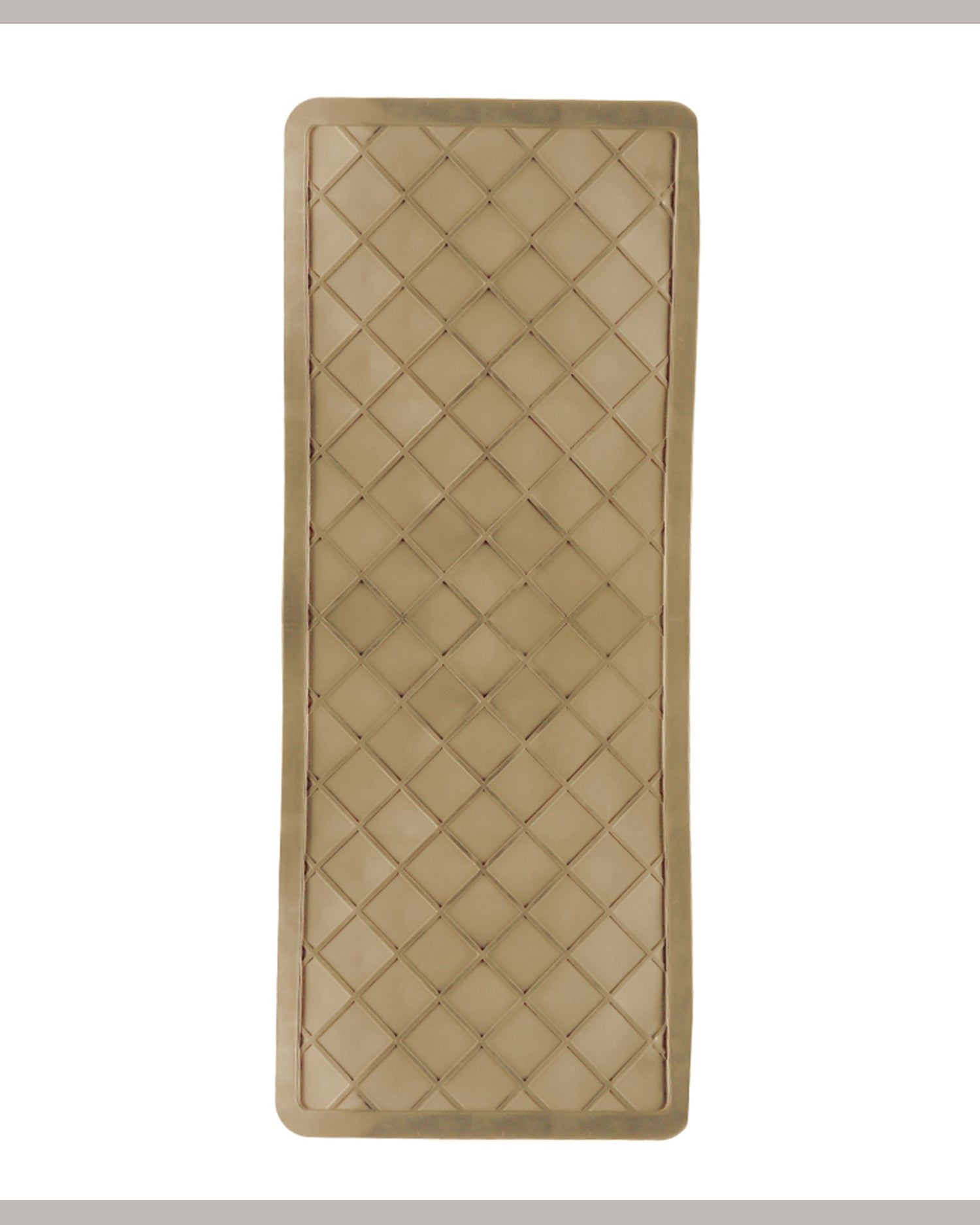 Haseen Universal 999 beige PVC car mat – anti-slip rubber backing, stays near pedals
