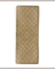 Haseen Universal 999 beige PVC car mat – anti-slip rubber backing, stays near pedals
