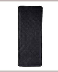 Haseen Universal 903 black PVC car mat – anti-slip rubber backing, stays near pedals