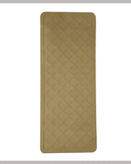 Haseen Universal 901 beige PVC car mat – anti-slip rubber backing, stays near pedals