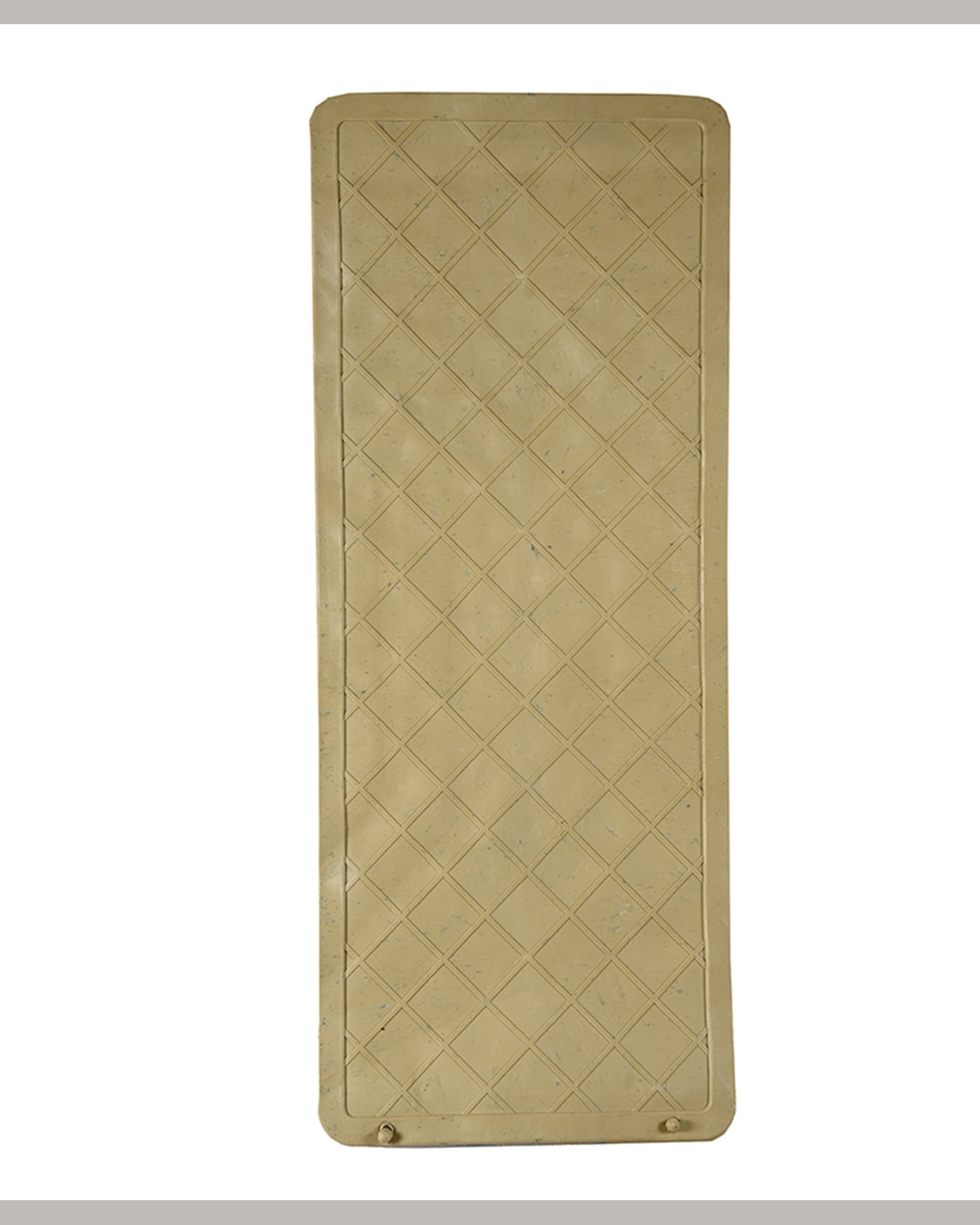 Haseen Universal 903 beige PVC car mat – anti-slip rubber backing, stays near pedals
