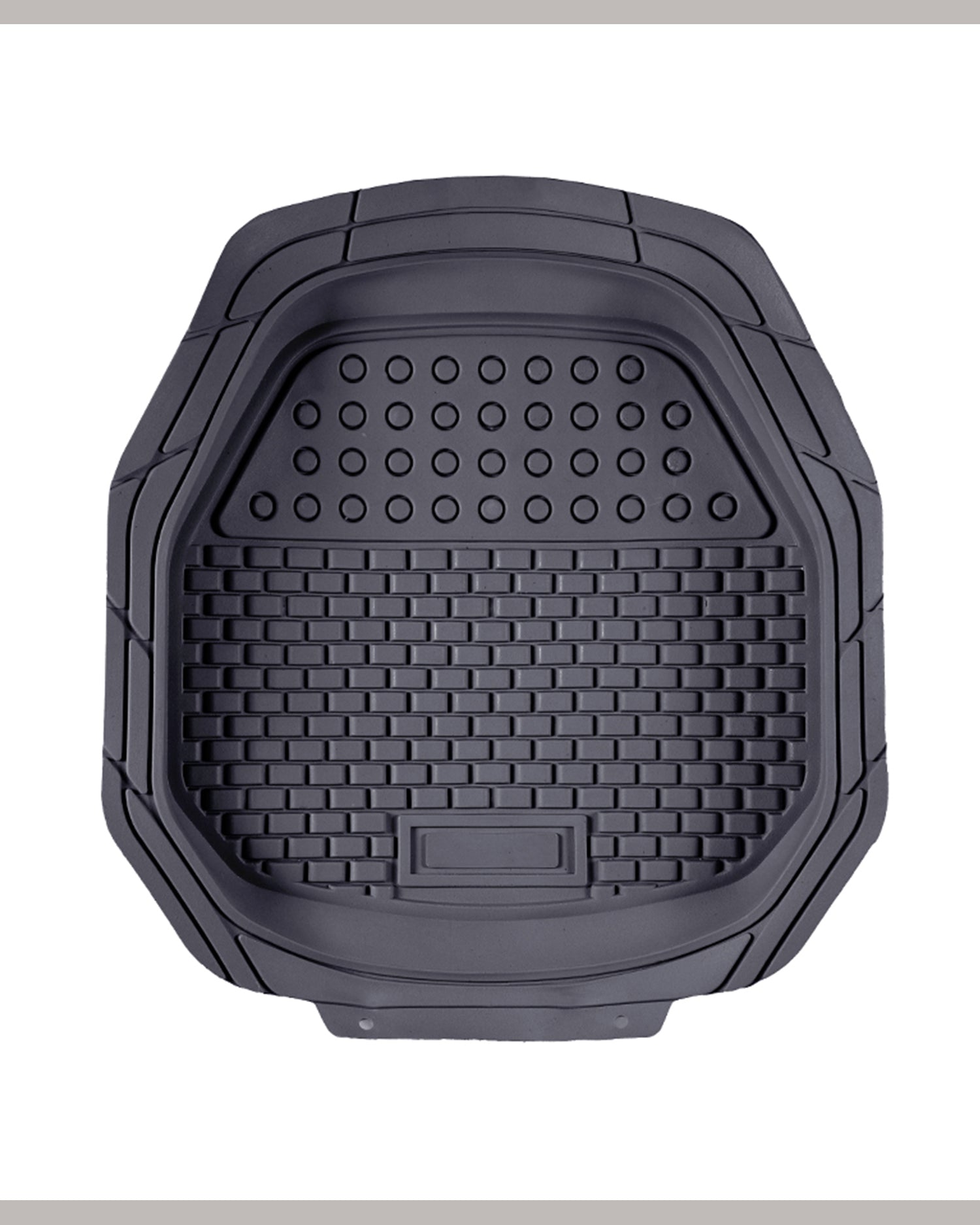 Haseen Universal 901 PVC Diamond car floor mats grey full set – fits almost all cars | Haseen