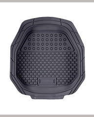 Haseen Universal 901 PVC Diamond car floor mats grey full set – fits almost all cars | Haseen