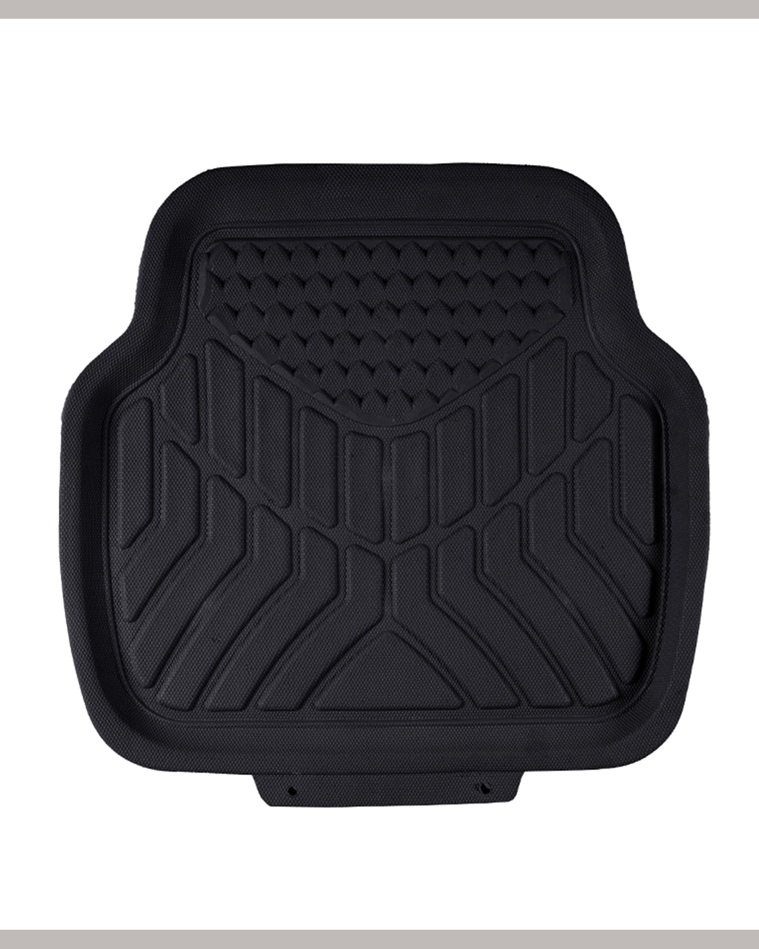 Haseen Universal 903 black PVC floor mat – fully washable, crack-resistant, made in Pakistan