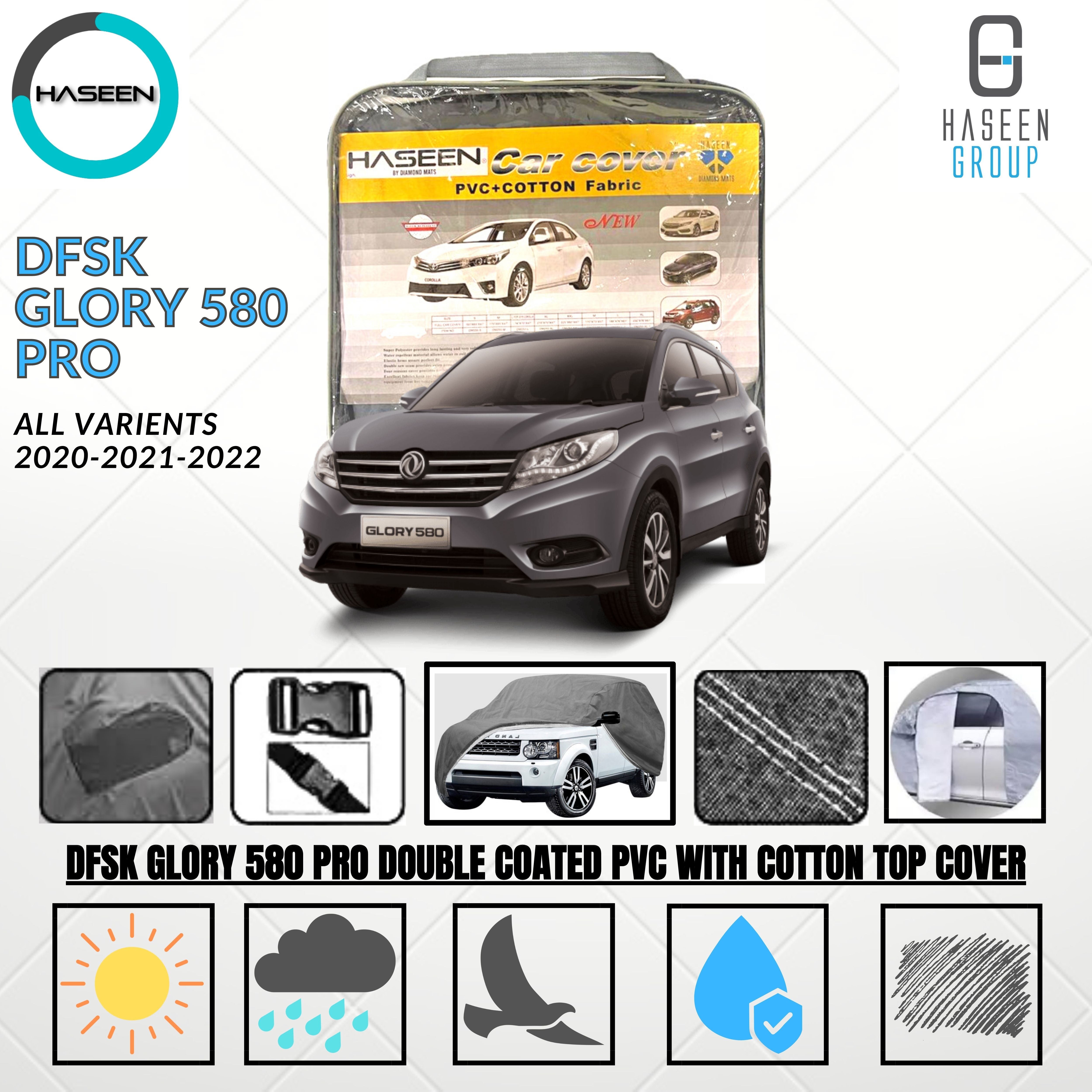 Haseen Spark DFSK Glory 580 car top cover (1)
