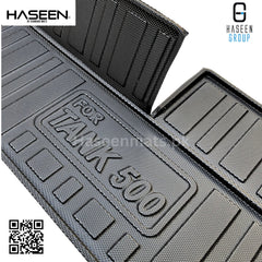 Haseen Tank 500 9D TPE trunk mat diggi tray (2)