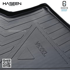 Haseen Honda Vezel TPE diggi tray, raised edges, waterproof