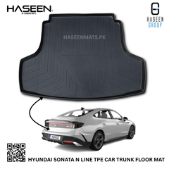 Haseen Hyundai Sonata N Line 9D TPE trunk tray 2025