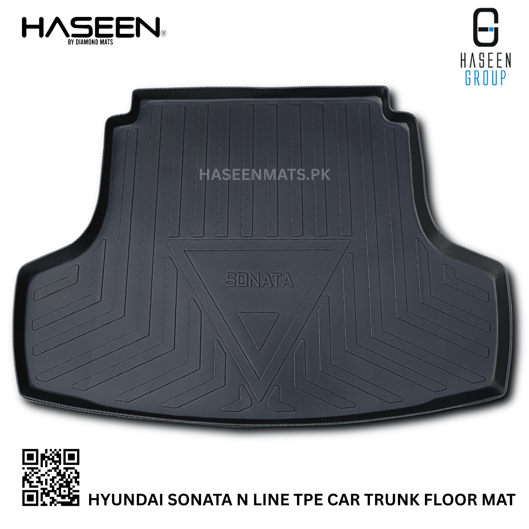 Haseen Hyundai Sonata N Line diggi mat anti-slip base