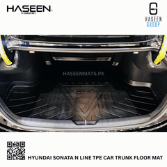 Haseen Hyundai Sonata N Line trunk tray custom fit in boot