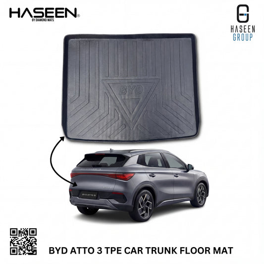 BYD ATTO 3 TPE PLASTIC TRUNK FLOOR MAT