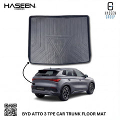 BYD ATTO 3 TPE PLASTIC TRUNK FLOOR MAT