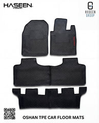 Haseen Changan Oshan X7 7-Seater latex mat red driving logo