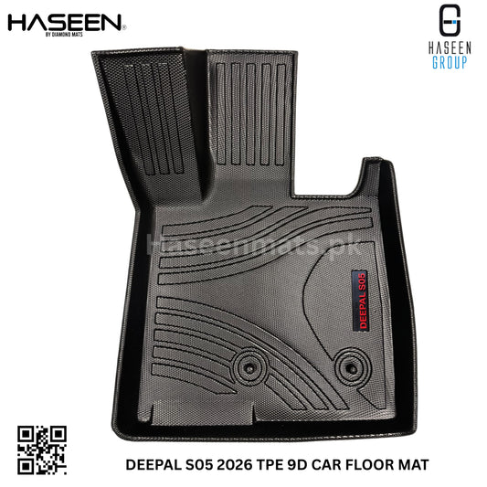 Haseen Deepal S05 9D TPE floor mats full set, made in Pakistan