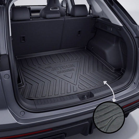 Jetour Dashing TPE Trunk Mat – Diggi Tray Boot Liner, Custom Fit Waterproof | Haseen