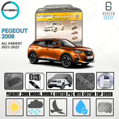 Haseen Spark Peugeot 2008 car top cover, waterproof