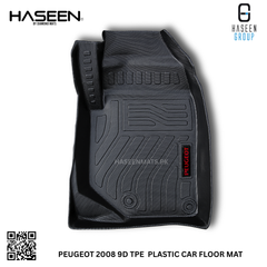 Haseen Peugeot 2008 9D TPE mats, waterproof
