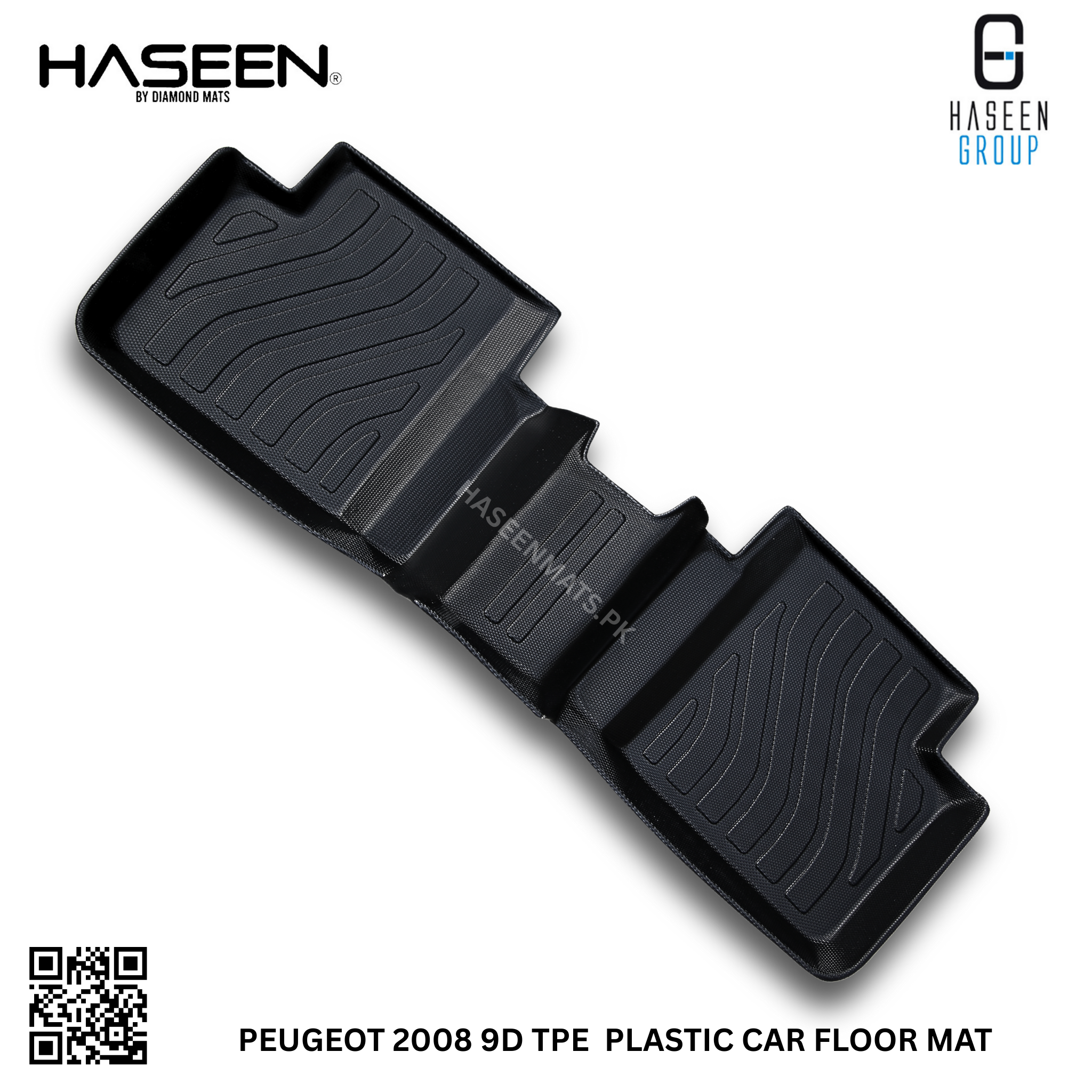 Haseen Peugeot 2008 9D TPE mats, elegant and long lasting