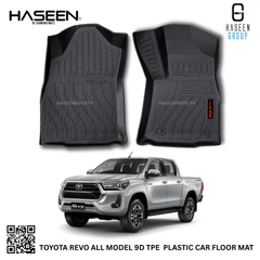 TOYOTA REVO LUXURY STYLE 9D TPE PLASTIC HEAVY DUTY CAR FLOOR MAT
