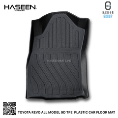 TOYOTA REVO LUXURY STYLE 9D TPE PLASTIC HEAVY DUTY CAR FLOOR MAT