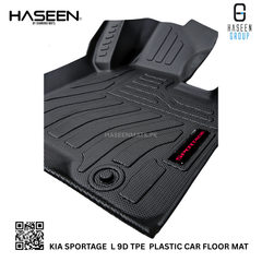 Haseen Kia Sportage L 9D TPE mat high-wall, anti-skid nibs
