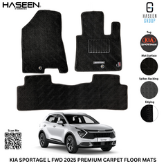 KIA SPORTAGE L FWD 2025 PREMIUM CARPET CAR FLOOR MAT