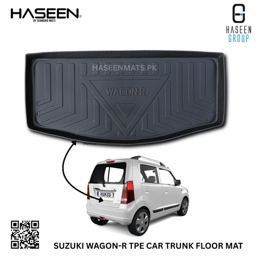 SUZUKI WAGON R 2014-2024 TPE PLASTIC CAR TRUNK MAT