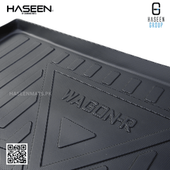 Haseen Suzuki Wagon R trunk mat raised edges, waterproof